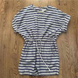 Sea New York Blue Striped Nautical Dress Size 6